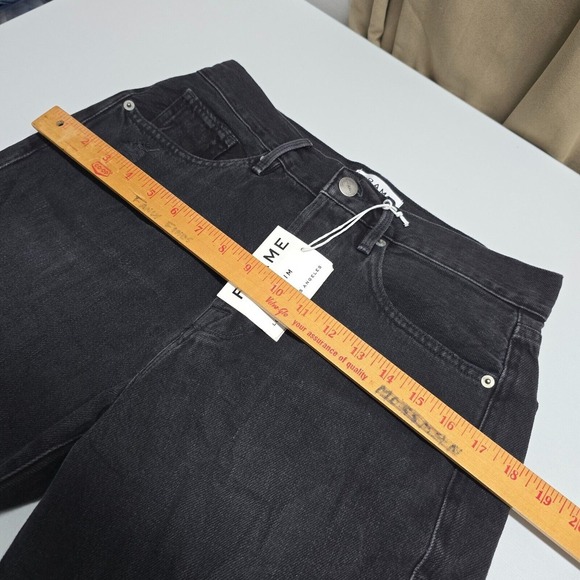 Frame Jeans Womens 29 Black Distressed Le Original Skinny High Rise Denim Punk - Picture 12 of 16